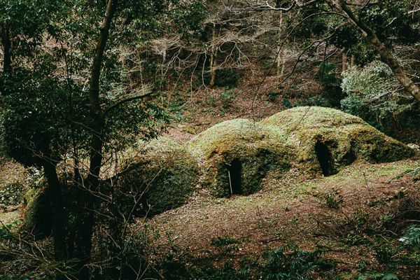 江戸中期から明治期まで使われていた「古高浜焼」の窯